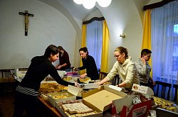 Farní kavárna se sbírkou pro Ukrajinu
